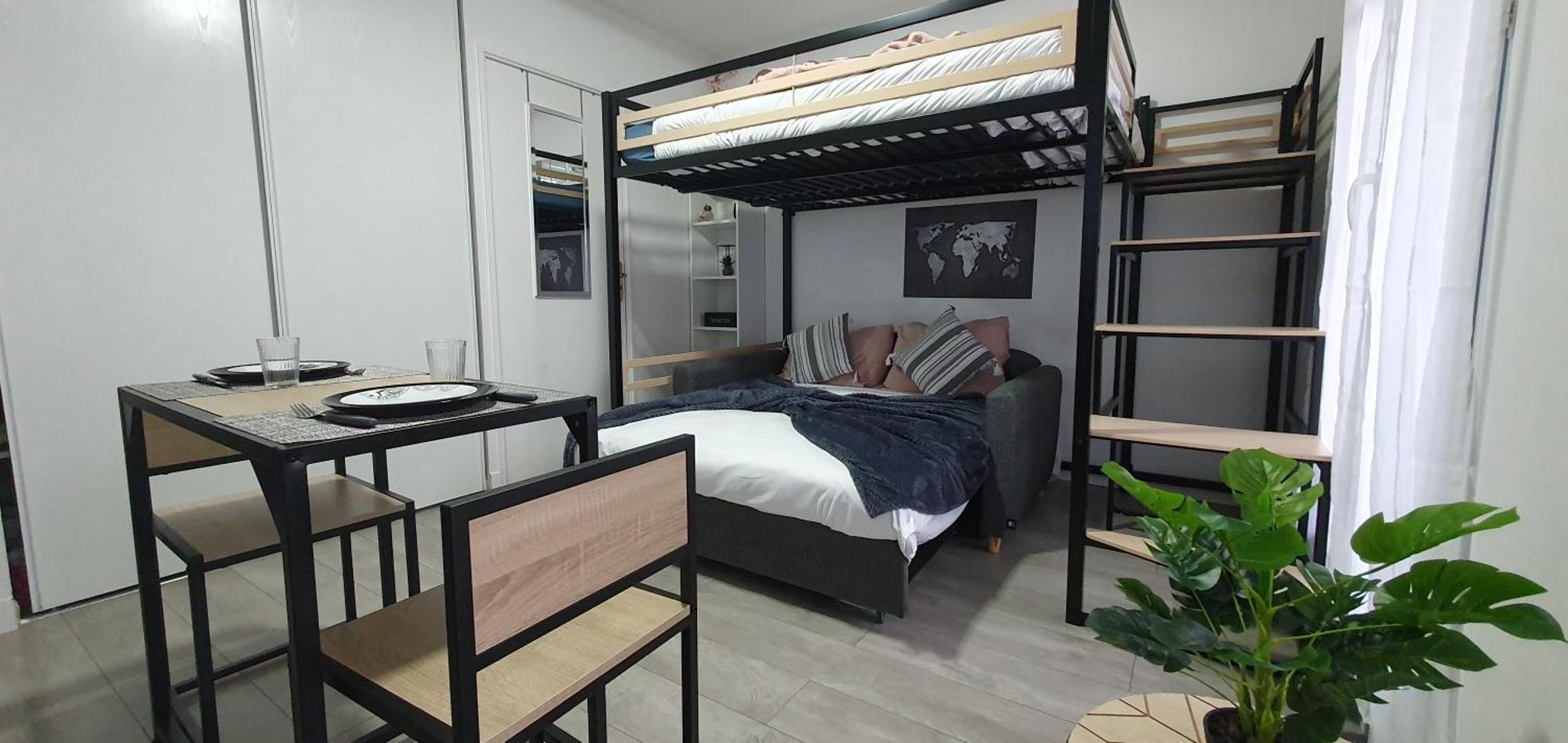 Studio - 1 Min Rer - 10Min Disney & 30 Min Paris - Free Parking & Wifi Appartement Bussy-Saint-Georges Buitenkant foto